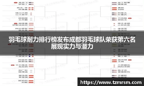 羽毛球耐力排行榜发布成都羽毛球队荣获第六名展现实力与潜力
